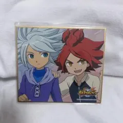 15周年記念「イナズマイレブン」オンラインくじ ミニ色紙 不動＆鬼道