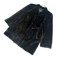 SAGAMINK サガミンク リアルファー コート ダークブラウン Lサイズ