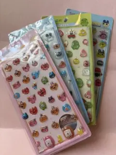 8818モール　たまごっち 3Dステッカー 4シートセット