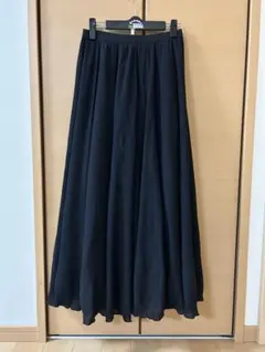 ロペピクニック　ブラック フレアロングスカート　38