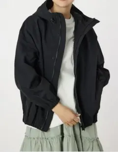 ロデオクラウンズ　W/Pサイドボタンバルーンマウンテンパーカー　ブラック　美品