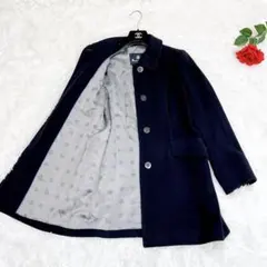 希少150周年モデル 美品 アクアスキュータム カシミヤ100% ロング