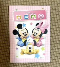 【新品未使用】ディズニー　ミニメモ帳