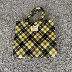 Harrods ハロッズ　トートバッグ　チェック柄