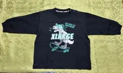XLARGE 長袖カットソー 黒90サイズのサムネイル
