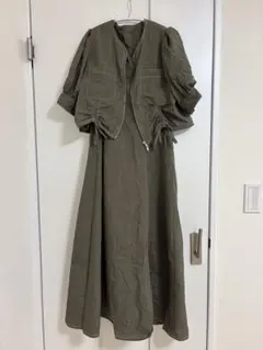 新品未使用 ドロストシャツ ワンピース アンサンブル