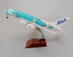 ゆ*ゃ様 aviation 1/400 ANA A380 フライング・ホヌ JA NH40079 1:400 A380 JA381A FLYING HONU ANA ブルーダイキャストモデル