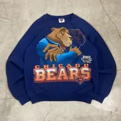 90s ビンテージ USA製 NFL CHICAGO BEARS スウェット 紺