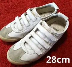 立*7様 オニツカタイガー メキシコ66　スニーカー ホワイトレザー ベルクロ