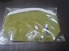 ★新品☆かこさとし・からすのパン屋さん ポーチ【ファスナー付・カーキ】