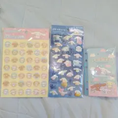 サンリオ　シナモロール　シナモン　えらんでシール帳　６穴　ぷくっとシール