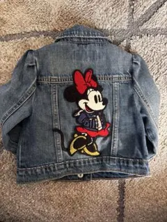 ミニーマウス刺繍デニムジャケット