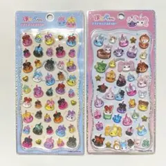 プチドロステッカー　ほっぺちゃん　プチドロ　2枚セット