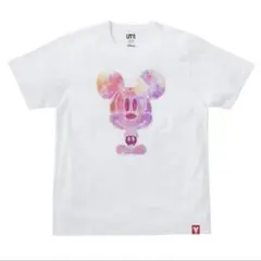 新品●ユニクロ UT Mickey 100 ミッキーTシャツ　XL ピンク