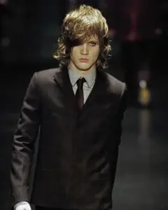 05AW Dior HOMME エディ期 幾何学柄シャツのサムネイル