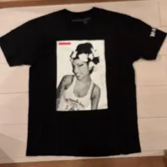 グラフィックプリント ブラックTシャツ