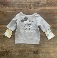 ⭐︎中古品⭐︎DENIM DUNGAREEミッキープリント トレーナー90