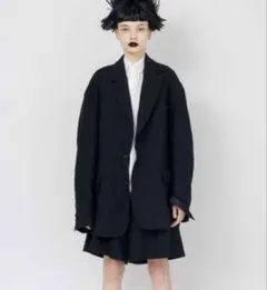 BLACK COMME des GARCONS オーバーサイズ ポリ縮JKのサムネイル