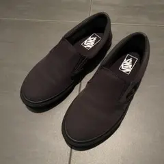 【美品】VANS ブラック slip on 撥水加工