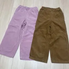 【ユニクロ/UNIQLO】コーデュロイバギーパンツ130