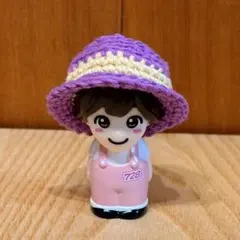 なにわ男子　指人形　麦わら帽子　紫　パープル　色違いバージョン