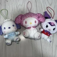 マイメロディ・ポチャッコ・クロミちゃん ぬいぐるみセット