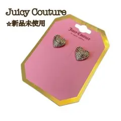【新品】ジューシークチュール パヴェピアス ハートスタッド ローズゴールドのサムネイル