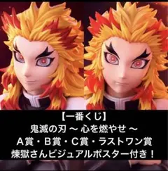 【一番くじ】鬼滅の刃 〜心を燃やせ〜 Ａ賞・ラストワン賞 煉獄杏寿郎セット！