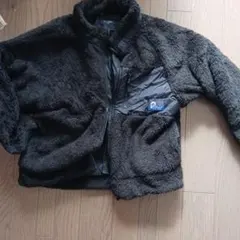 フリースジャケット 黒