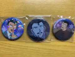 名探偵コナン 毛利小五郎缶バッジセット