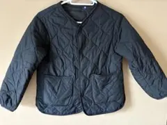 UNIQLO（ユニクロ）ウォームパデッドウォッシャブルジャケット黒　130cm