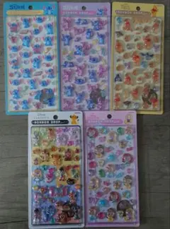 【国内正規品】ボンボンドロップシール ディズニー 5枚セット 第二弾