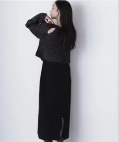 新品未使用タグ付♡ クロップドラメトップス＆ニットキャミワンピース