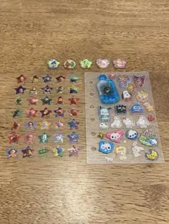 シール帳 おすそ分け 色々シール キャラクター