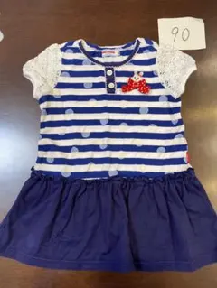 ミキハウス ワンピース 90