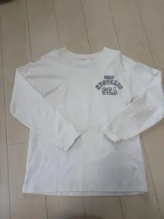 ホワイト 長袖カットソー