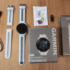 GARMIN FORERUNNER 265 & 白バンド