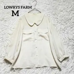 LOWRYS FARM トップス 長袖シャツブラウス シンプル Mサイズ