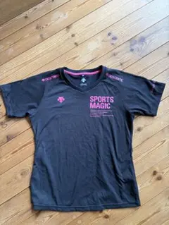 DESCENTE SPORTS MAGIC Tシャツ レディースブラックのサムネイル