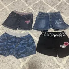 SISTER JENNI ショートパンツ 130cm 4点セット