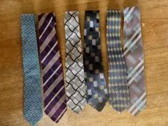 ネクタイまとめ売り　ronet ロネット　5本セット 昭和レトロ　日本製