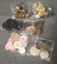 まとめ売り　多色ボタンセット　約100個　バラ売り相談可