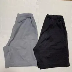 ①【記名あり】ユニクロ　ウルトラストレッチドライEXショートパンツ　140