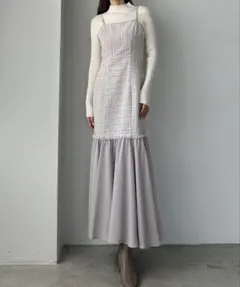 値下げ ルエレ　マーメイドキャミソールロングワンピース Louere Mサイズ