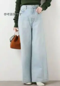 ⭕2～3回着用⭕ドゥーズィエムクラス☆リダン☆ワイドデニム - メルカリ