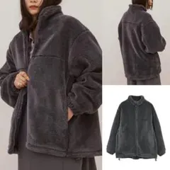 新品タグ付]CLOVE スタンドカラーボアブルゾン ヤマダヤ福袋 クローブ