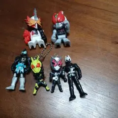 仮面ライダー ミニフィギュア 6体セット