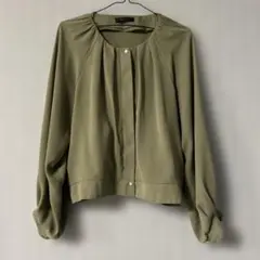 Bou Jeloud オリーブグリーン 前開きジャケットのサムネイル