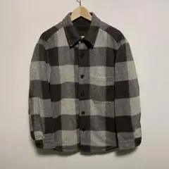 k50 UNIQLO ユニクロ　CPO ジャケット　肉厚　アメカジ　グレー　L