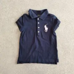【美品】Polo Ralph Lauren ポロシャツ 4/4T ネイビー